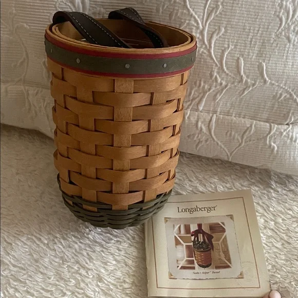 Longaberger authentic Santa’s helper basket. NEW - Picture 1 of 5